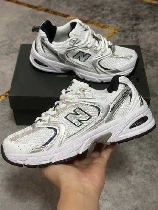 ButyDamskie New Balance 530_White_Silver_Navy_Uniseks R.36
