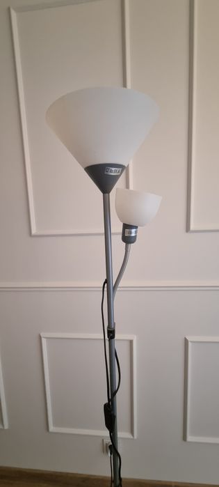 Lampa podłogowa BENFICA 2 max 60W  szary