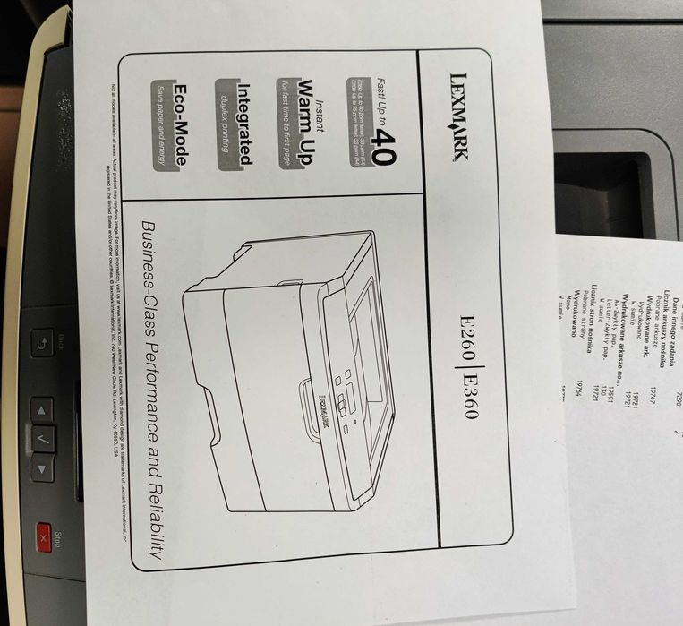 Drukarka Lexmark E360dn