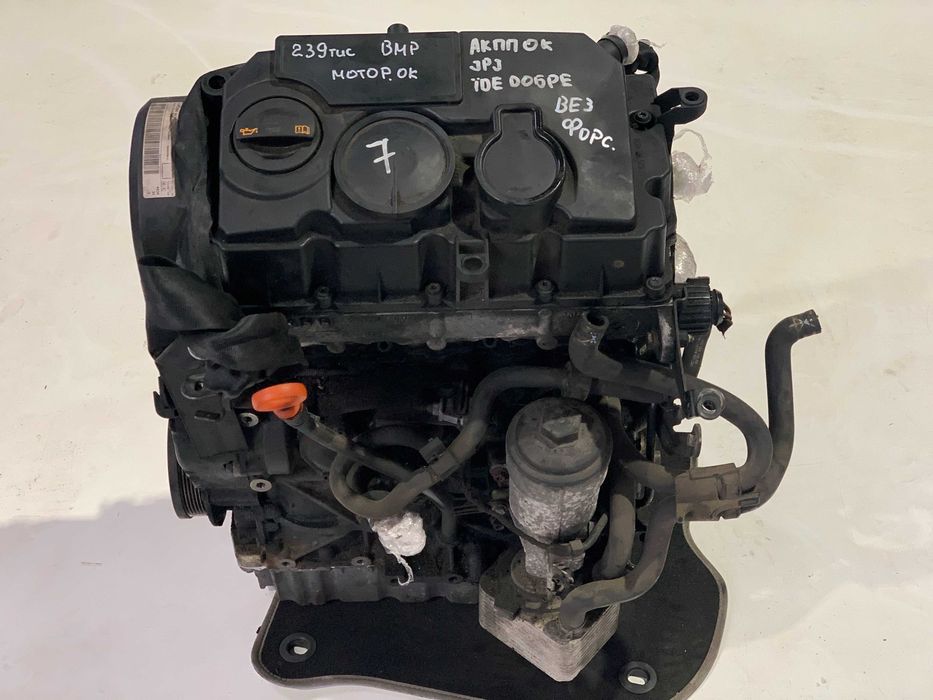 Мотор пассат б6 2.0 tdi двигатель passat b6 BMP 103kw 140 двигун бмп ...