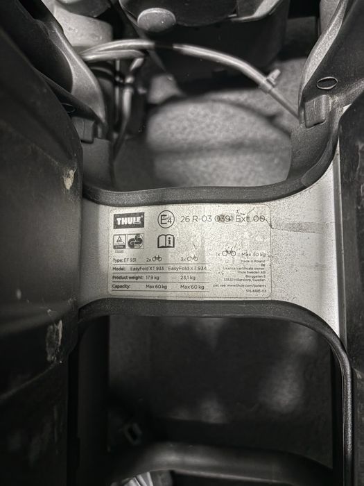 Thule easyfold xt 934