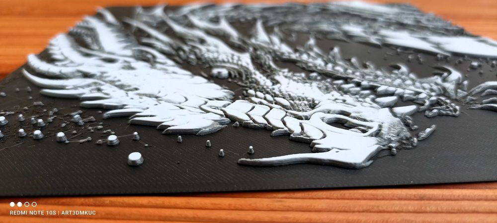 Obraz 3D: Japoński smok - ozdoba prezent niespodzianka upominek