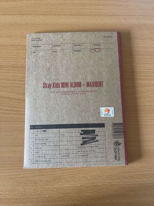 Stray kids “MAXIDENT” álbum versão I.N (kpop)
