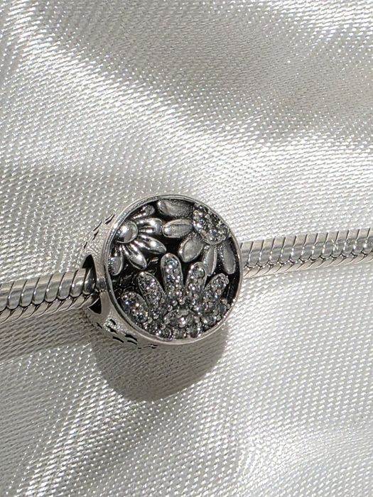 Charm's piekny kwiaty prezent S925
