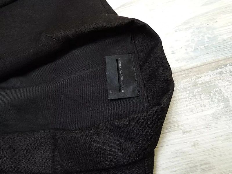 Diesel Black Gold Blazer Marynarka Męska Premium Limited Czarna