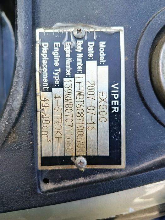 Продам скутер viper grand prix 49,9 cm2²