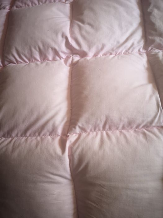 Pierzyna z pierza duza 140 cm 180 cm pikowana