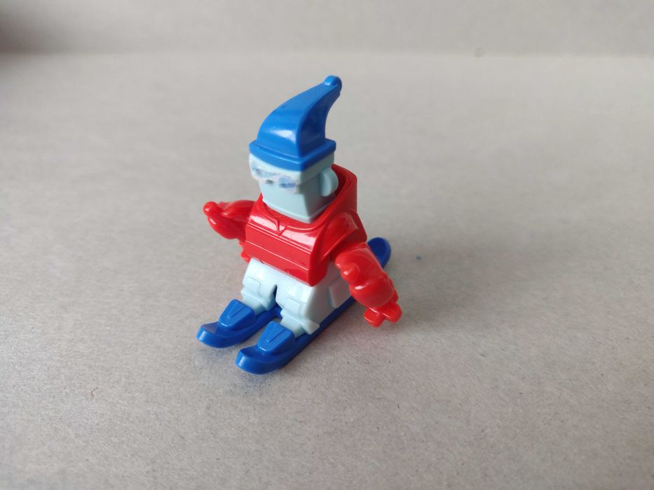 Kinder Surprise Robot Skier VU269, фигурка робота- лыжника.