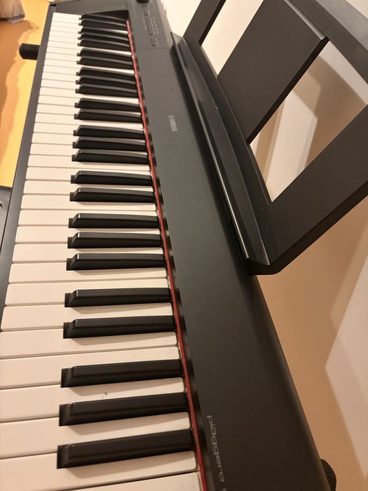 Piano Yamaha Piaggero Np 12 Black Como Novo