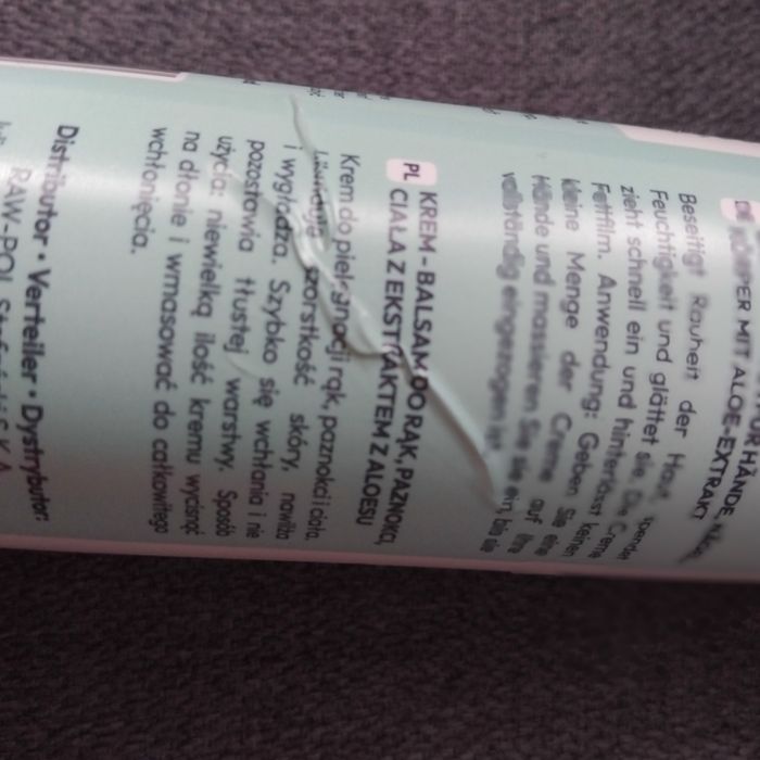 Balsam aleoesowy do ciała i rąk