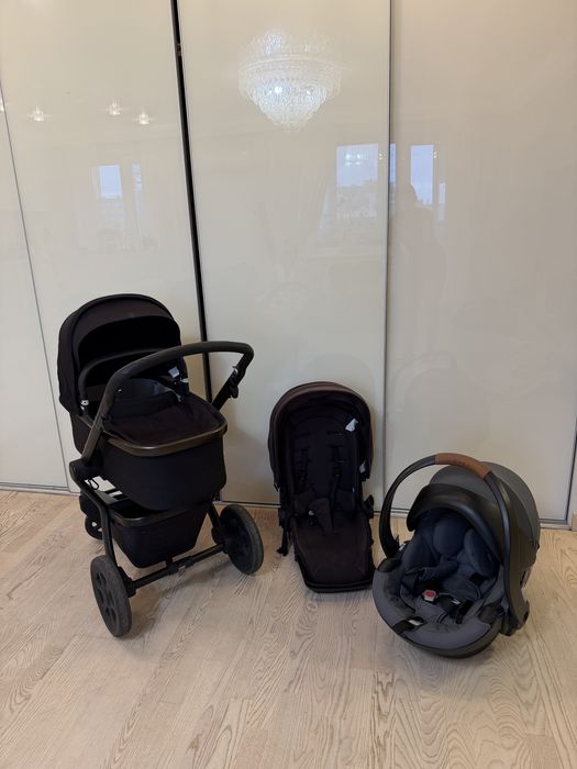 Коляска 2в1 Joolz Hub + Brilliant Black + автолюлька