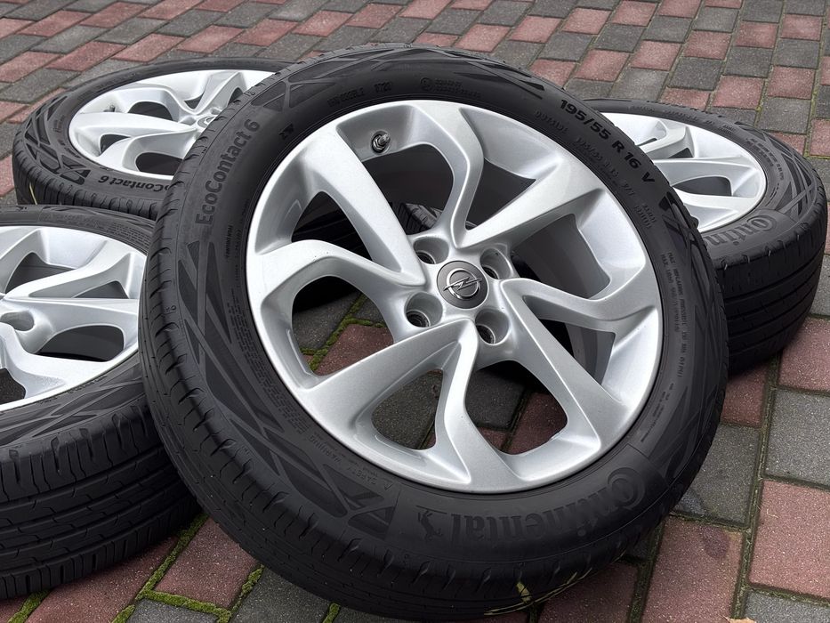 Koła letnie Opel Corsa Adam 195/55R16 Continental Meriva 4x100 6,5Jx16