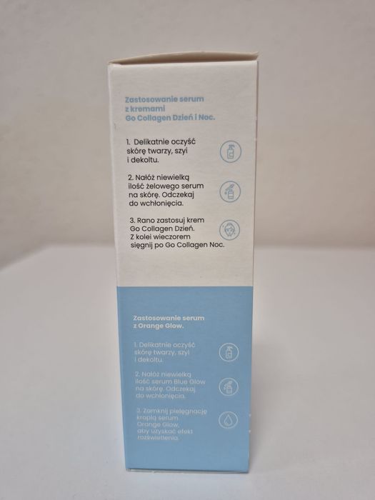 Serum orange glow i Serum Blue glow