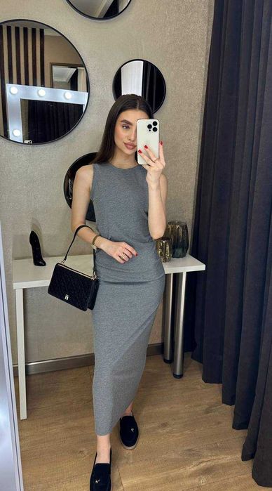 Распродажа! Базовое женское платье макси + Подарок*