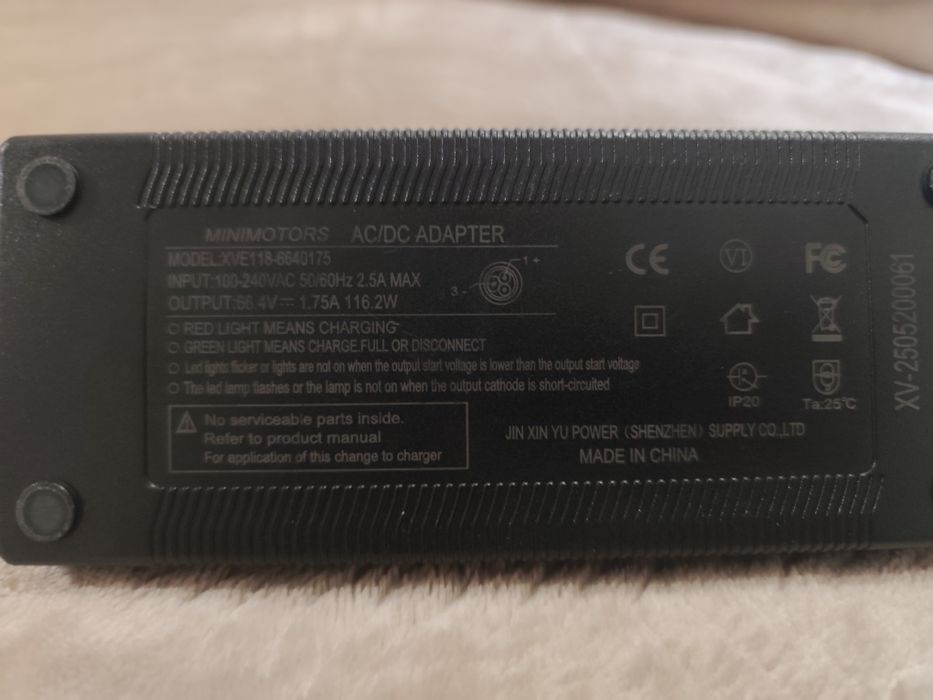Carregador Dualtron Minimotors Novo