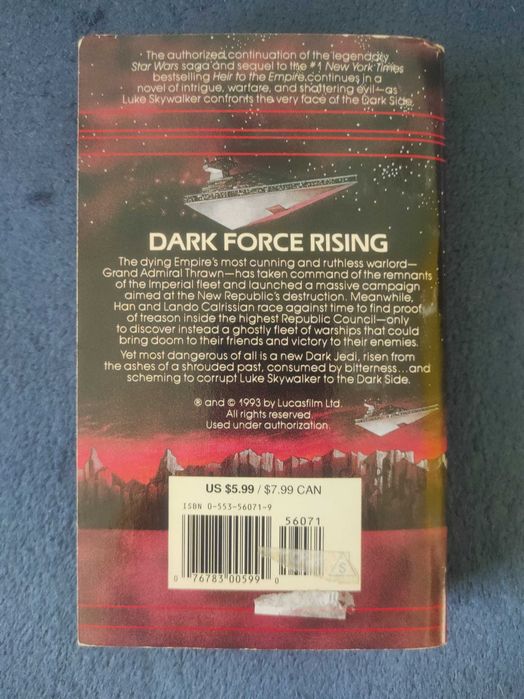 Star Wars Legends - Timothy Zahn - Dark Force Rising
