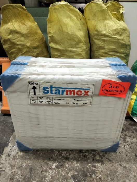 Grzejnik 60 x 50 + 4 termostaty