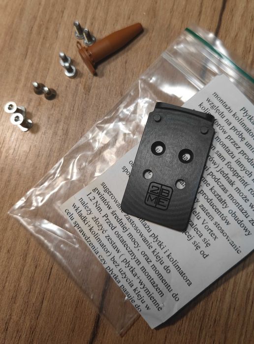 Płytka kolimatora Glock MOS 2BME004 footprint Vortex/Docter/ Noblex