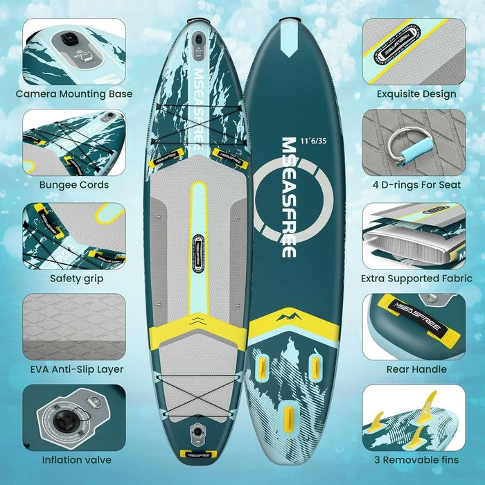 Надувна SUP дошка для плавання MSEASFREE 350 см