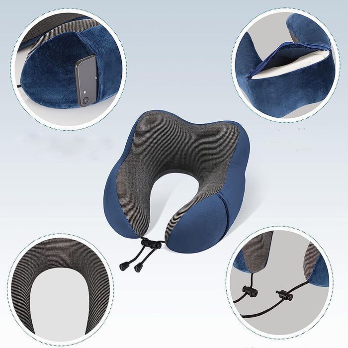 Poduszka Podróżna do Samolotu Turystyczna do Auta Rogal na Szyję