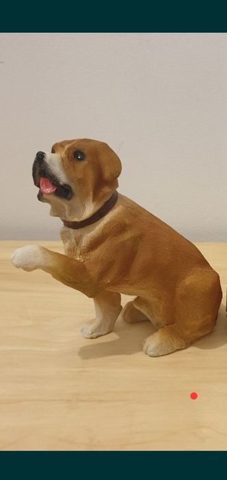 Cães Boxer Snoopy mealheiro de louça antigo