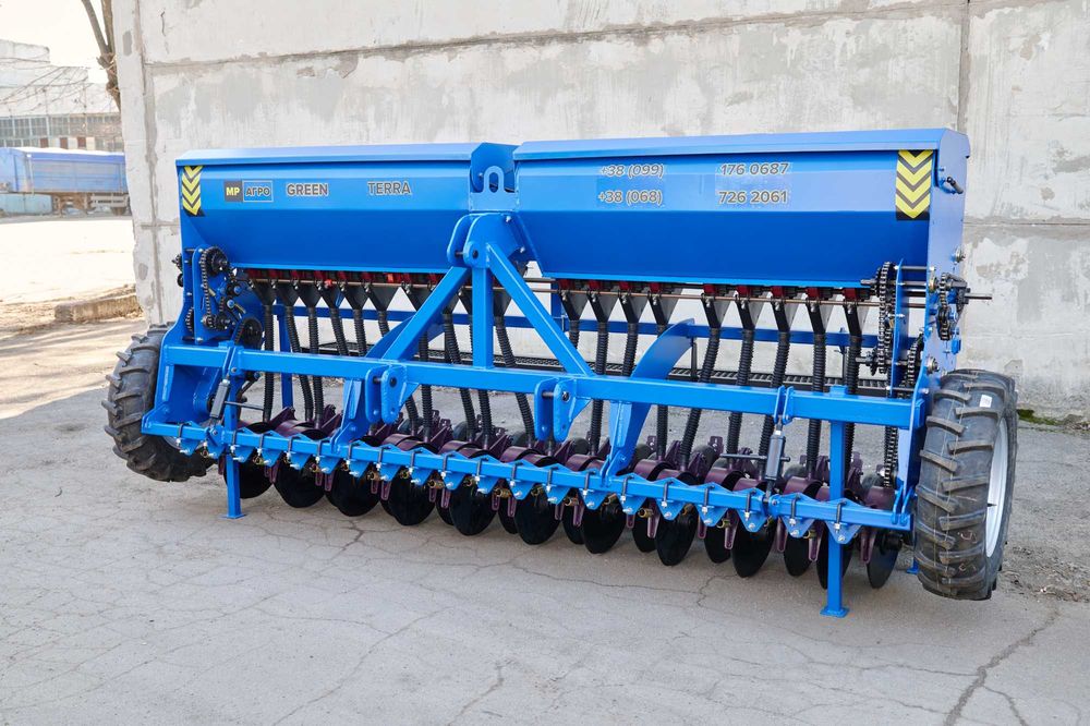 Сеялка Зерновая Навесная GreenTerra СЗ 2,7-3,0м Стандарт