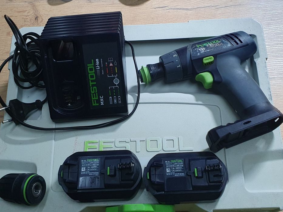 Wkrętarka txs 10.8 v festool systainer centrotec t loc  cxs