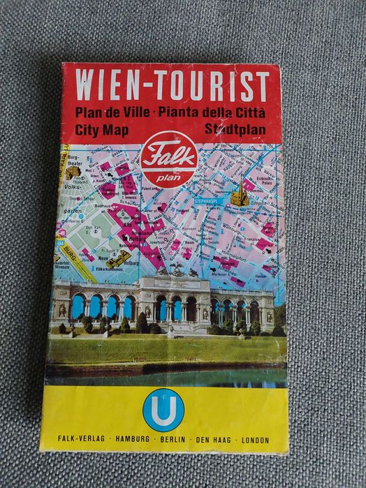 Mapa turystyczna Wiednia