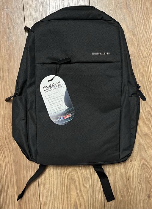 Plecak Na Laptopa Laptopowy 18L Semi Line Czarny Elegancki