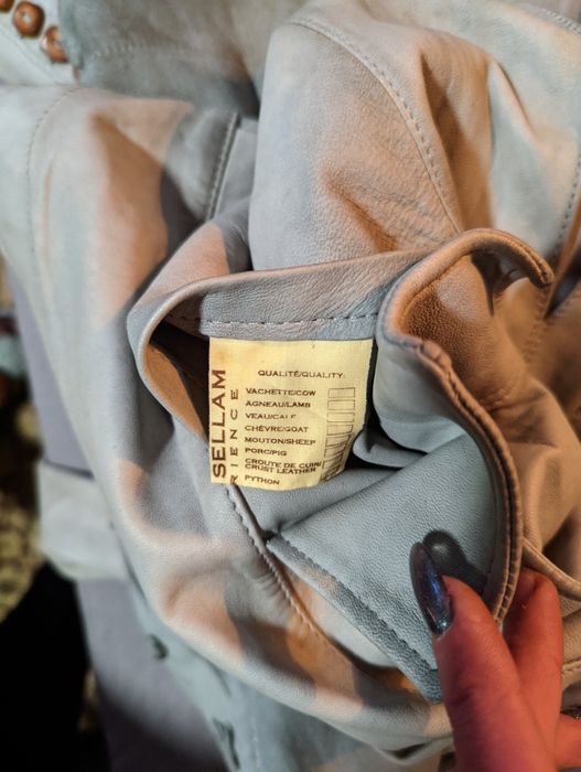 кожаный пиджак Isaac Sellam experience