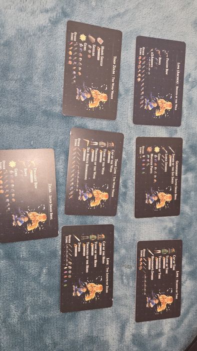 Cartas amiibo zelda