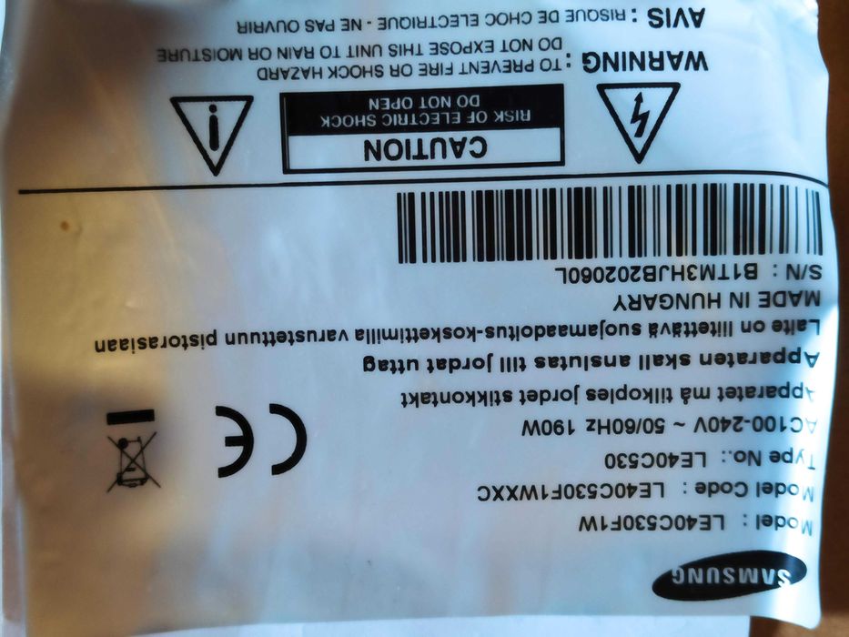 placa  tv  Samsung LE40C520F1W