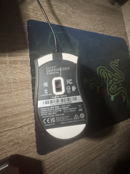 Миша Razer DeathAdder Essential USB Black