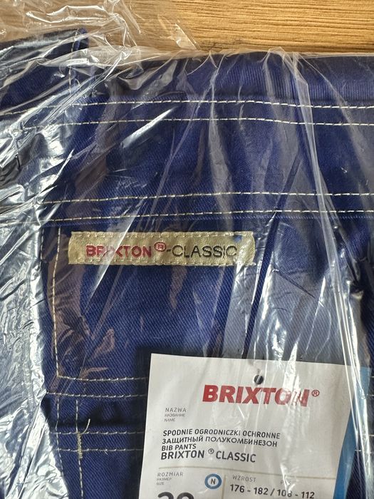 BRIXTON CLASSIC Spodnie Ogrodniczki Robocze NOWE r. 30