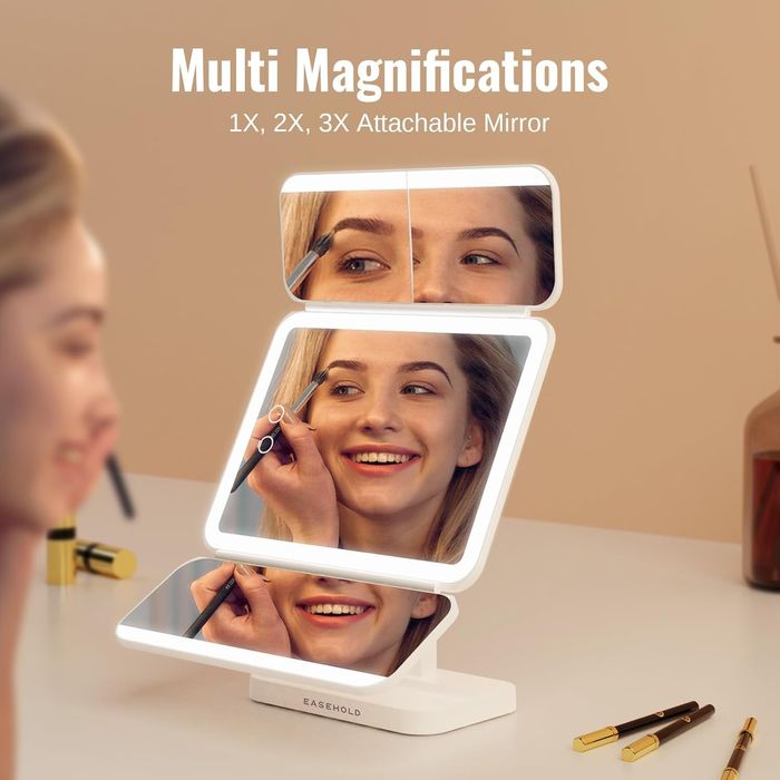 Дзеркало для макіяжу EASEHOLD з підсвічуванням, преміум якість