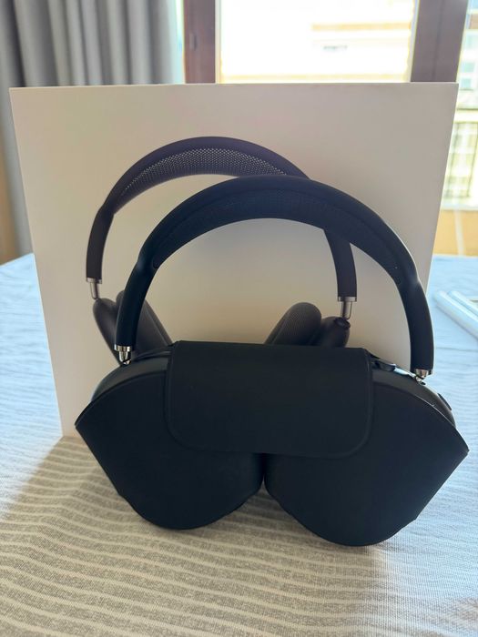 Apple AirPods Max Midnight USB-C Originais — Excelente Estado + Capa Rígida