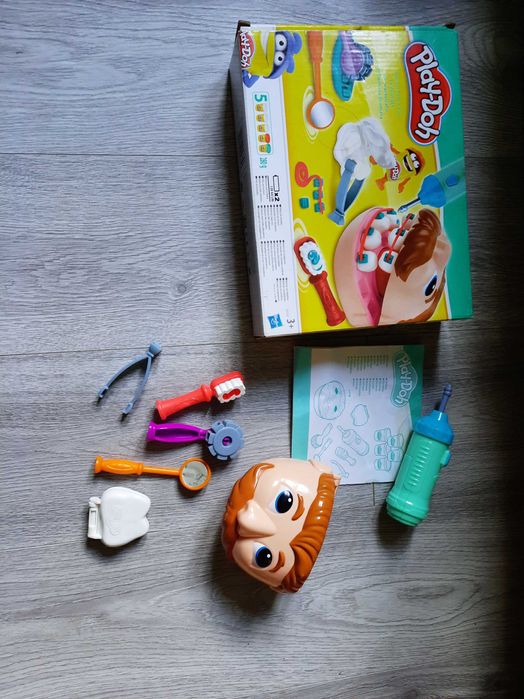 Playdoh dentysta- zestaw(karton,instrukcja),bez cistoliny