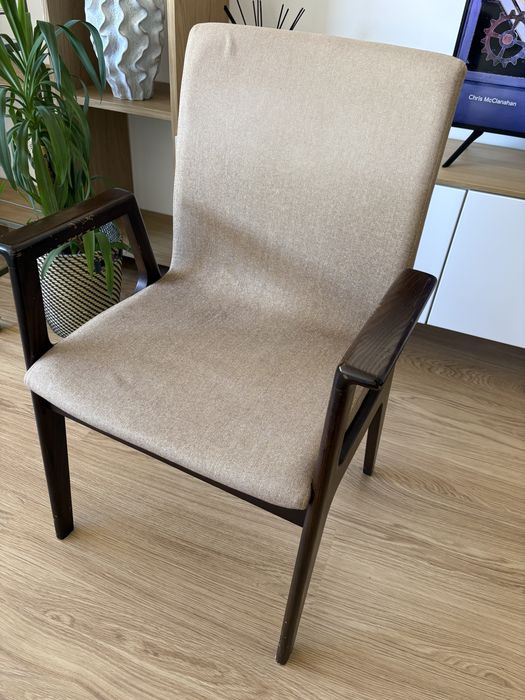 Mesa de vidro jantar + 4 cadeiras