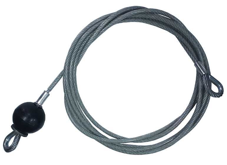 Linka stalowa w oplocie PCV 4/5mm do atlasu 330 cm