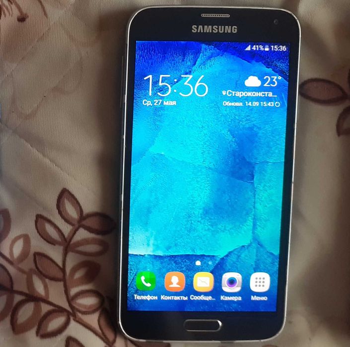 Смартфон Samsung Galaxy S5 Neo (2/16 ГБ, Android 6.0) + чехол 2 в 1