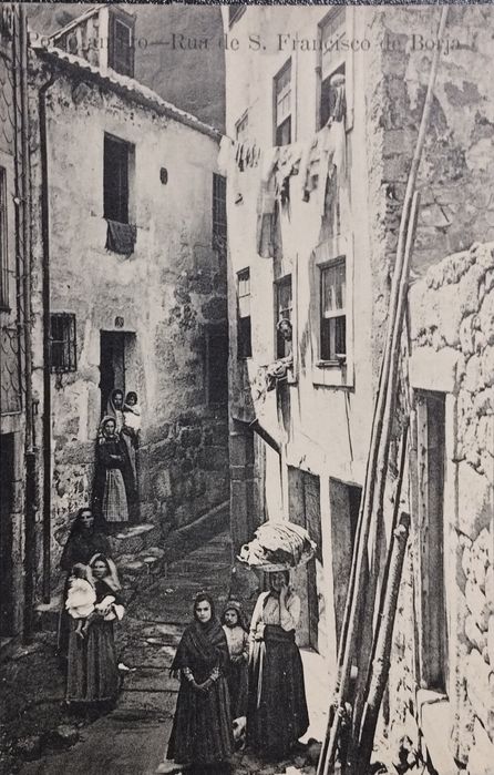 Postais centenários Porto perspetiva dupla