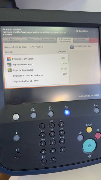 Impressora / fotocopiadora xerox c9065