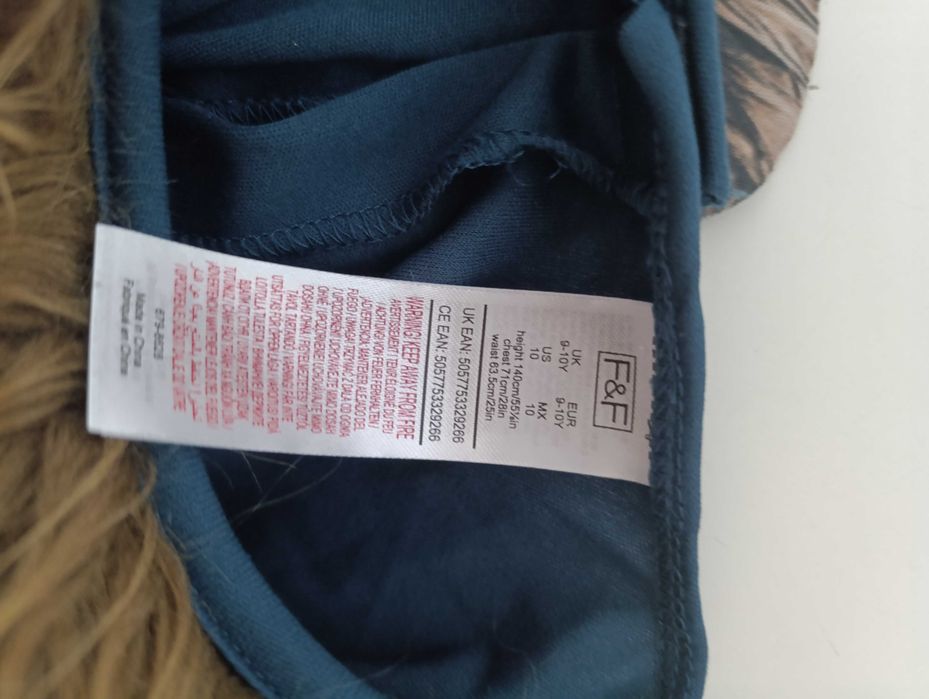 NOWY strój karnawałowy WILK WILKA WILKOŁAKA przebranie 134/140 (464)