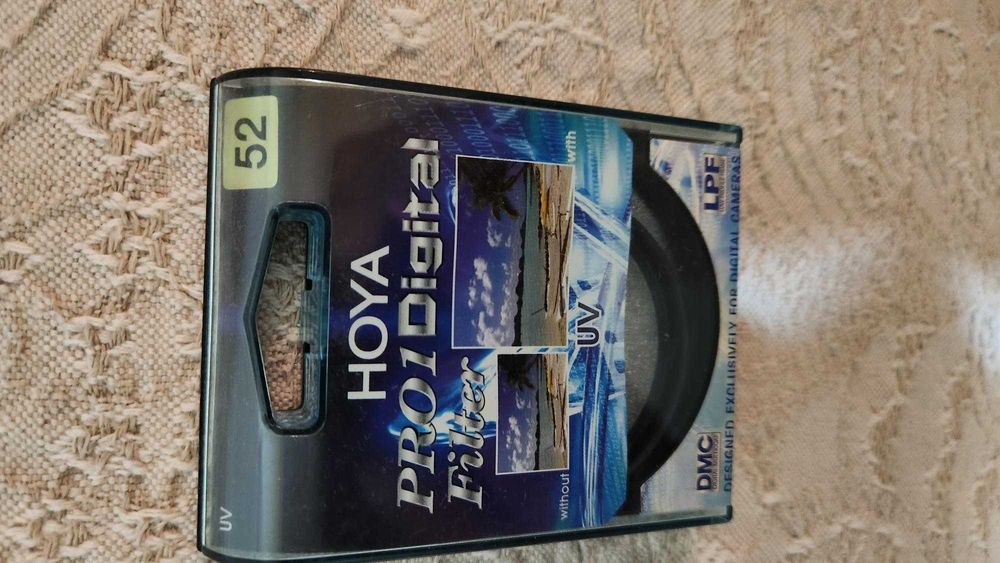 Fotografia Filtro UV e protetor Refex ou Digitais da HOYA de 52 m/m