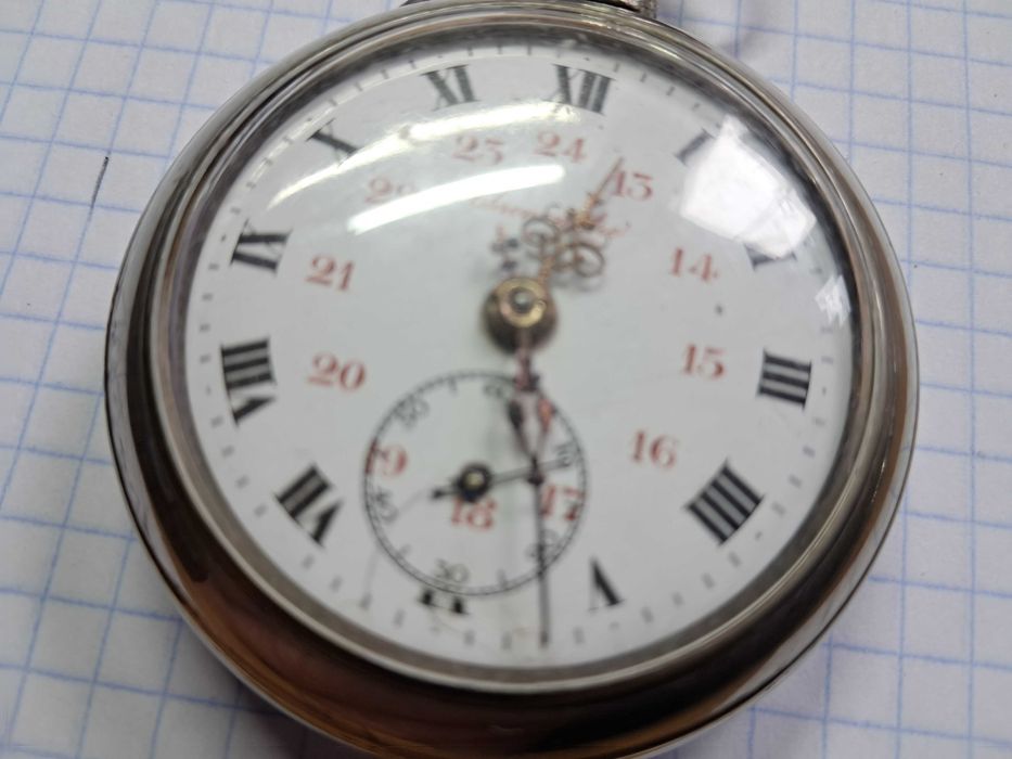 Zegarek kolejarski roskopowy Chronometre,chodzi