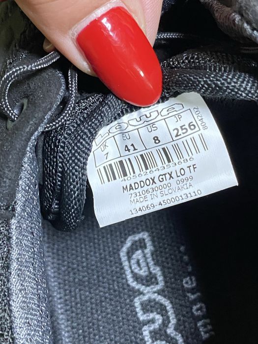 41р. Кросівки LOWA Maddox GTX Lo TF Black берці ОРИГІНАЛ