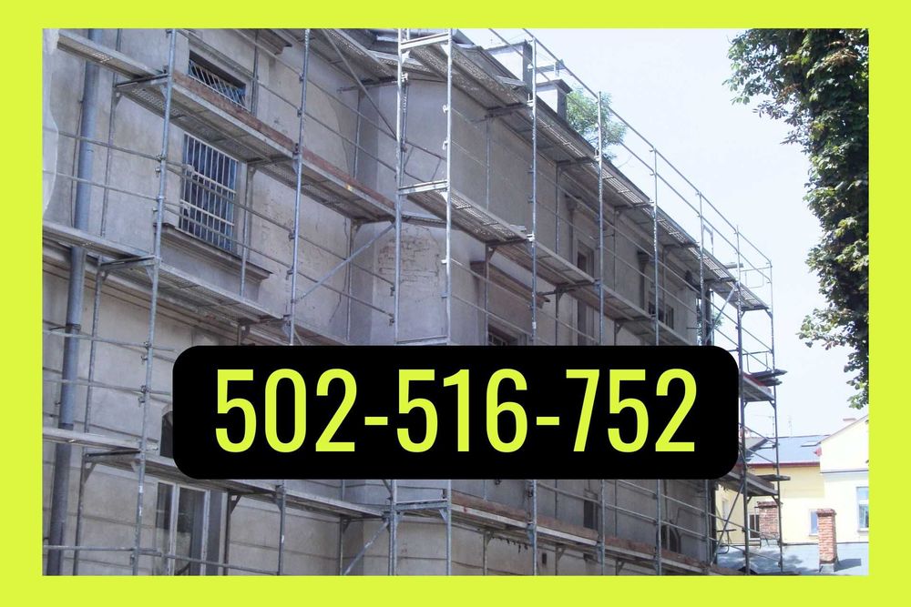 RUSZTOWANIA Kraków 502 I 516 I 752 Wynajem rusztowań kraków aluminiowe