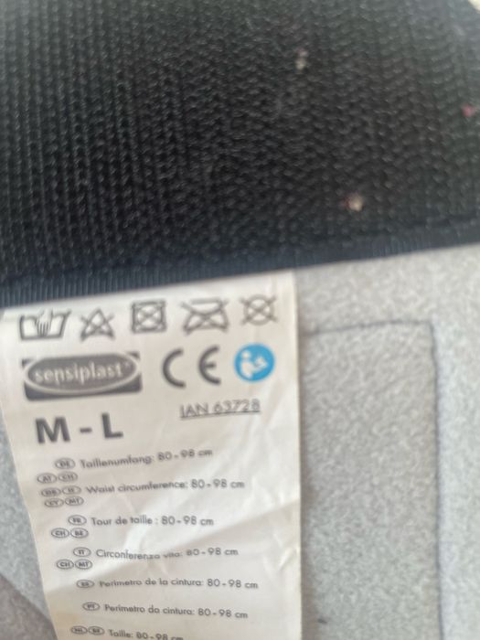 Pas ortopedyczny na kręgosłup lędźwiowy M L