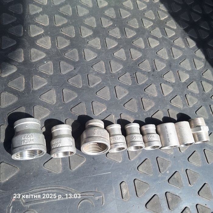 Муфта пряма 1/2" нерж., редукційні  муфти нерж.