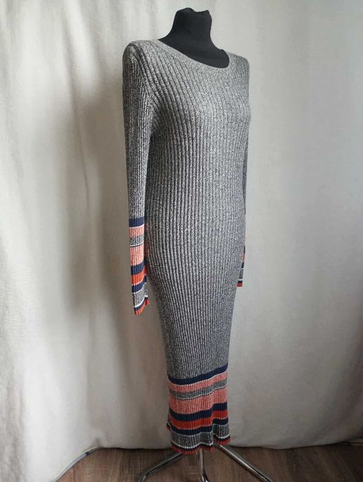 Sweterkowa midi sukienka M/38 H&M